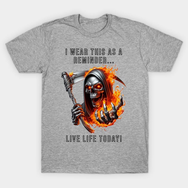 Reaper on Fire by focusln T-Shirt by Darn Doggie Club by focusln